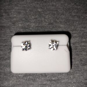 Elegant Silver Stud Earrings